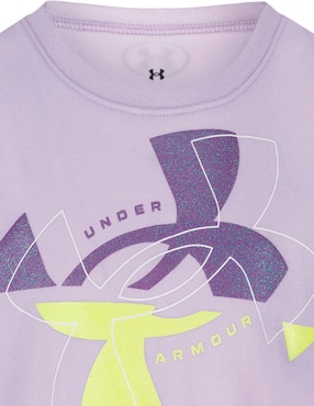Playera deportiva para entrenamiento under armour de niña