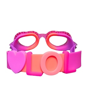 Goggles de puente fijo Mermaids 123 para natación de niña