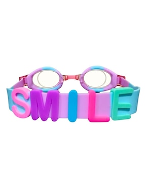 Goggles de puente intercambiable Mermaids 123 para natación de niña