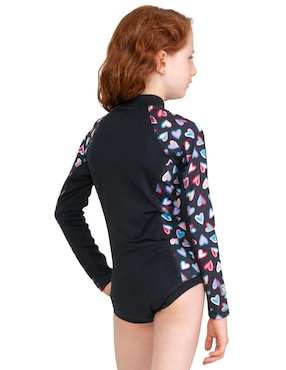 Wetsuit fullsand estampado gráfico para niña