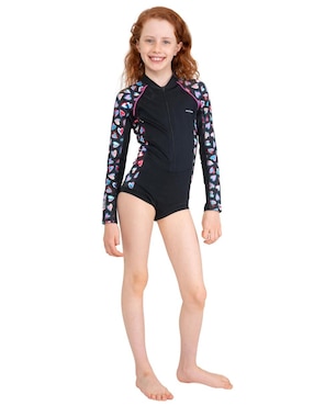 Wetsuit fullsand estampado gráfico para niña