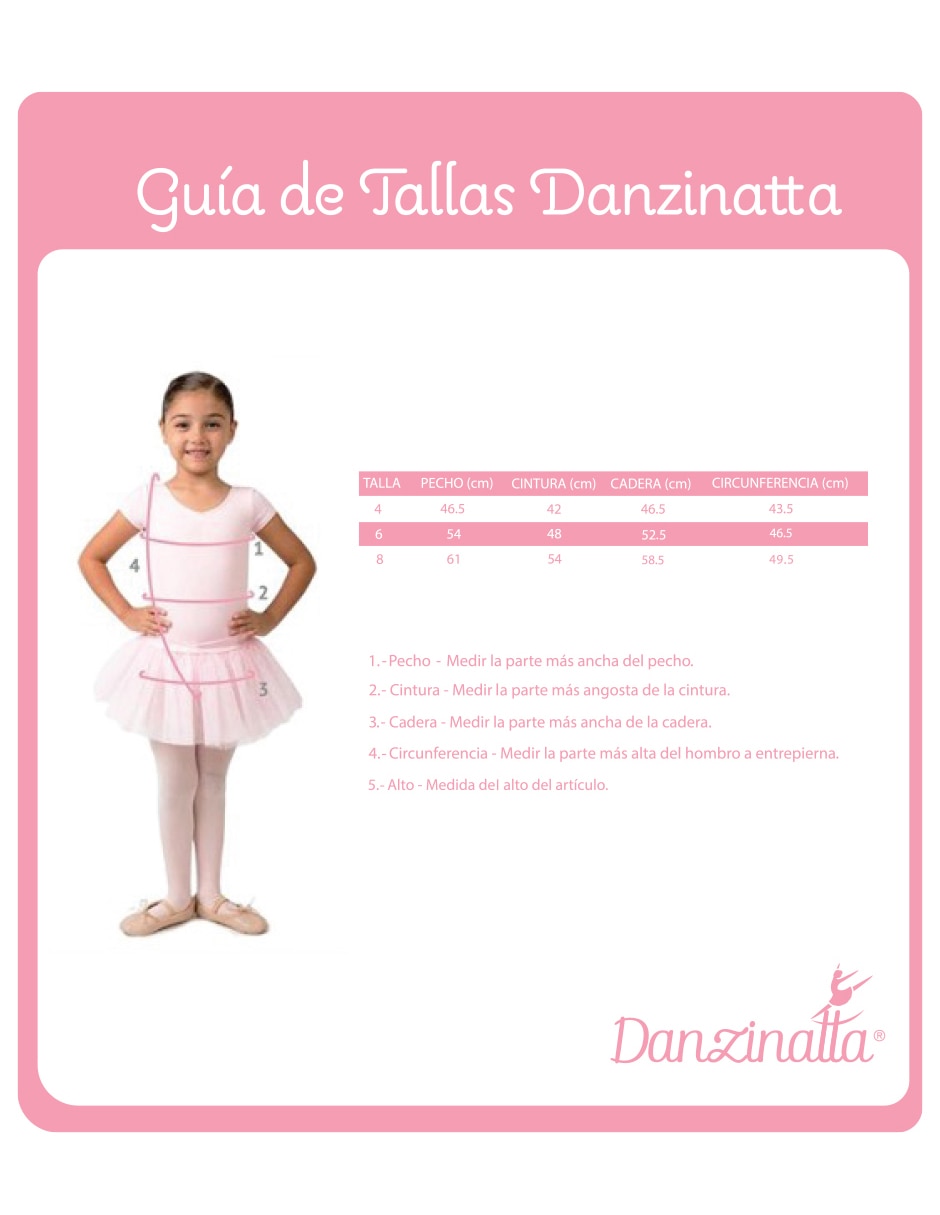 Leotardo ballet para niña 4