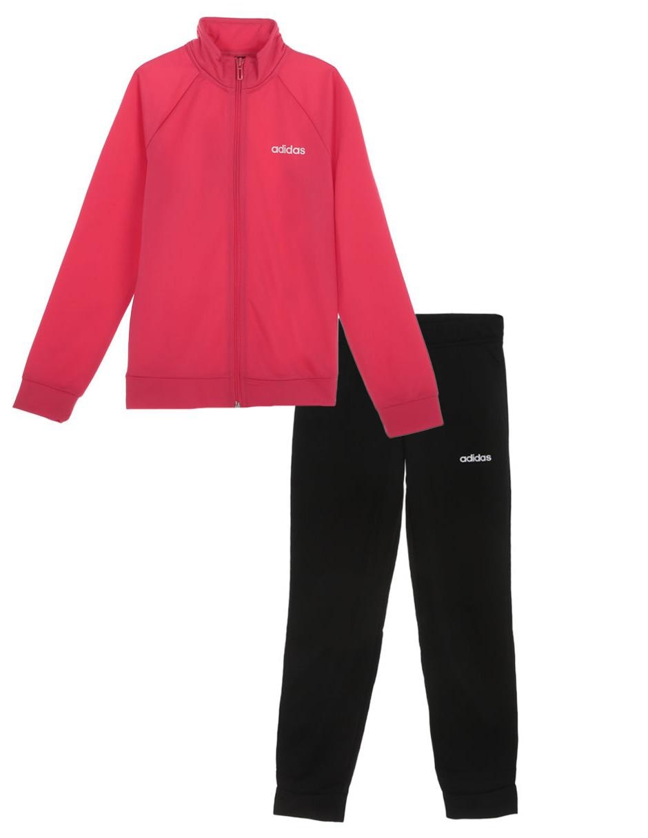 Conjunto deportivo regular con elástico para niña