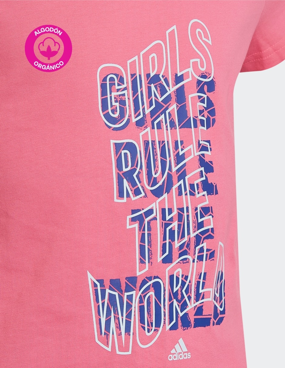Playera deportiva para entrenamiento para niña 4
