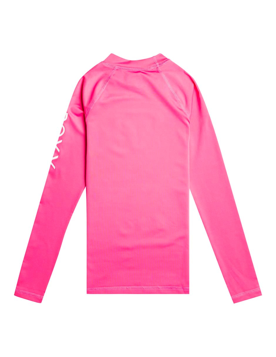 Wetshirt estampado logo para niña 2