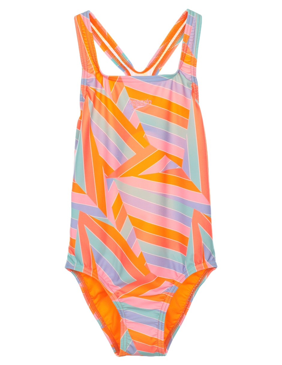 Traje de baño completo deportivo para niña Traje de baño completo deportivo para niña