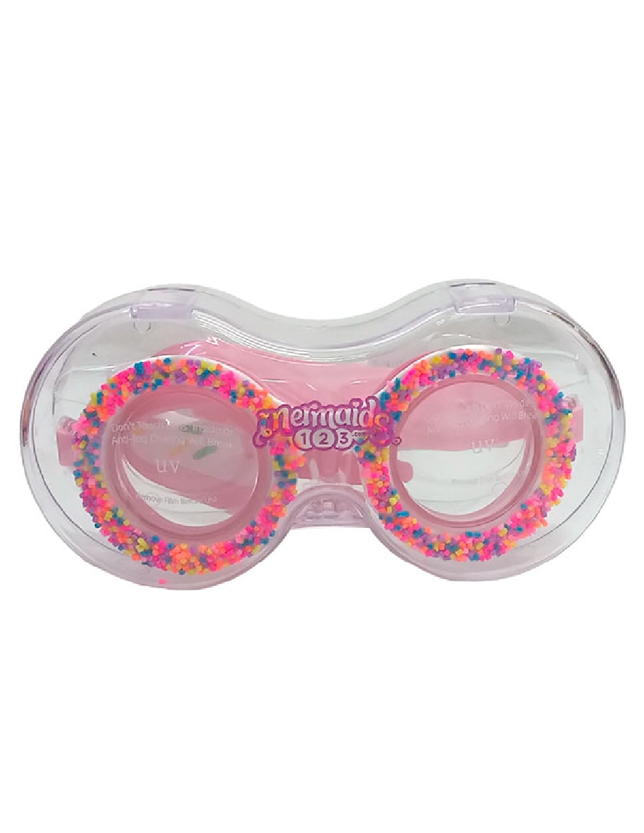 Goggles de puente fijo para natación de niña 5
