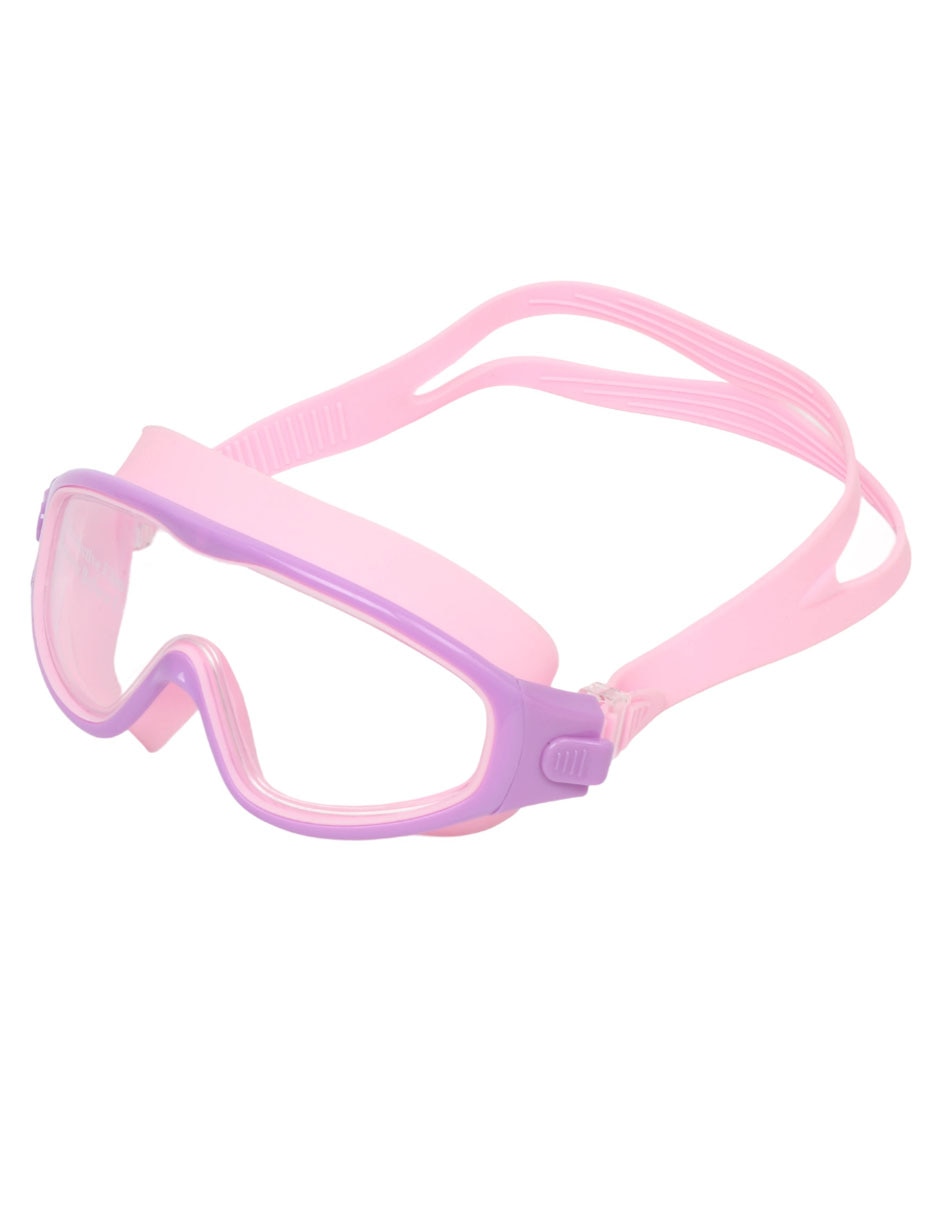 Goggles tipo máscara para natación de niña