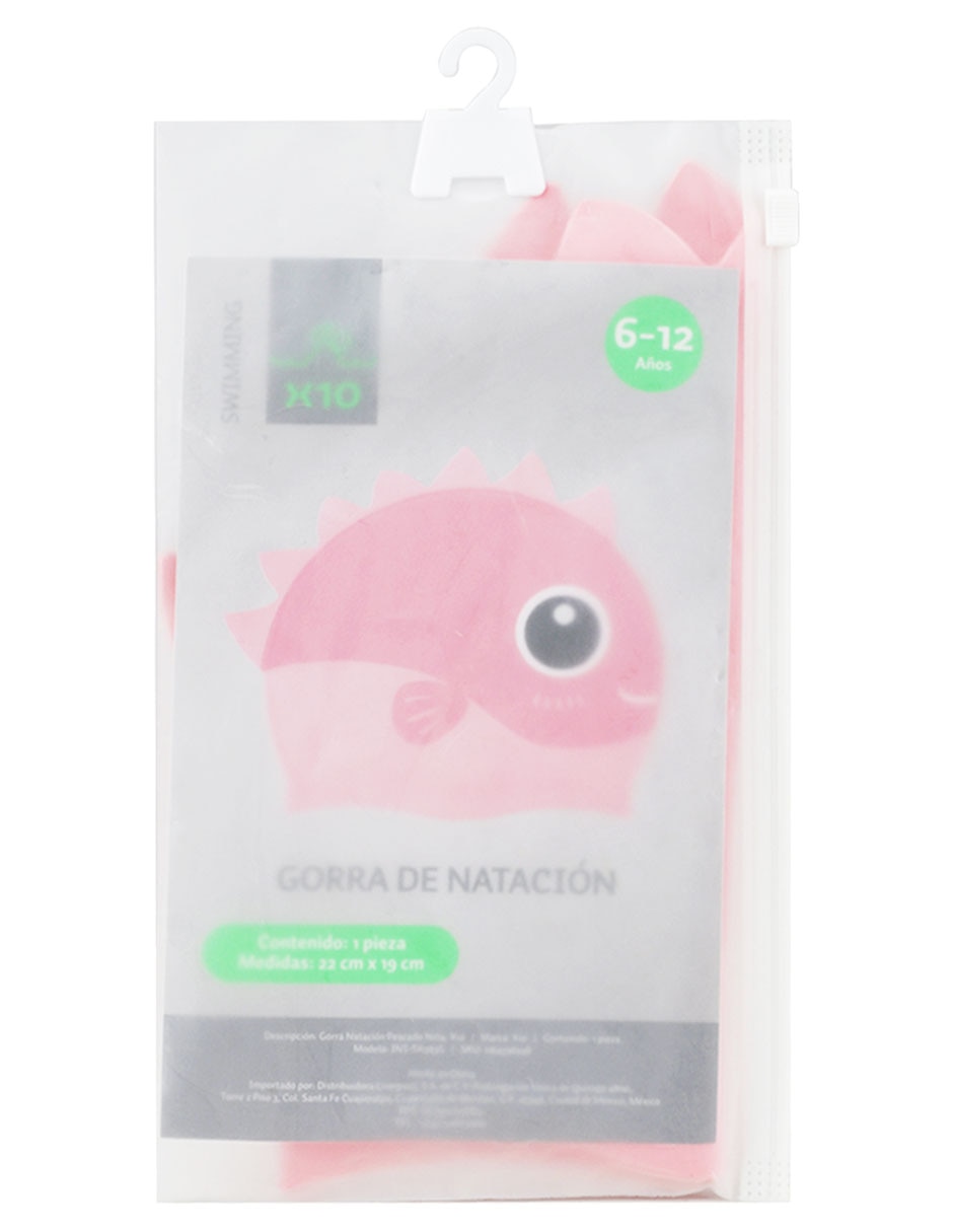 Gorra para natación de silicón para niña 5