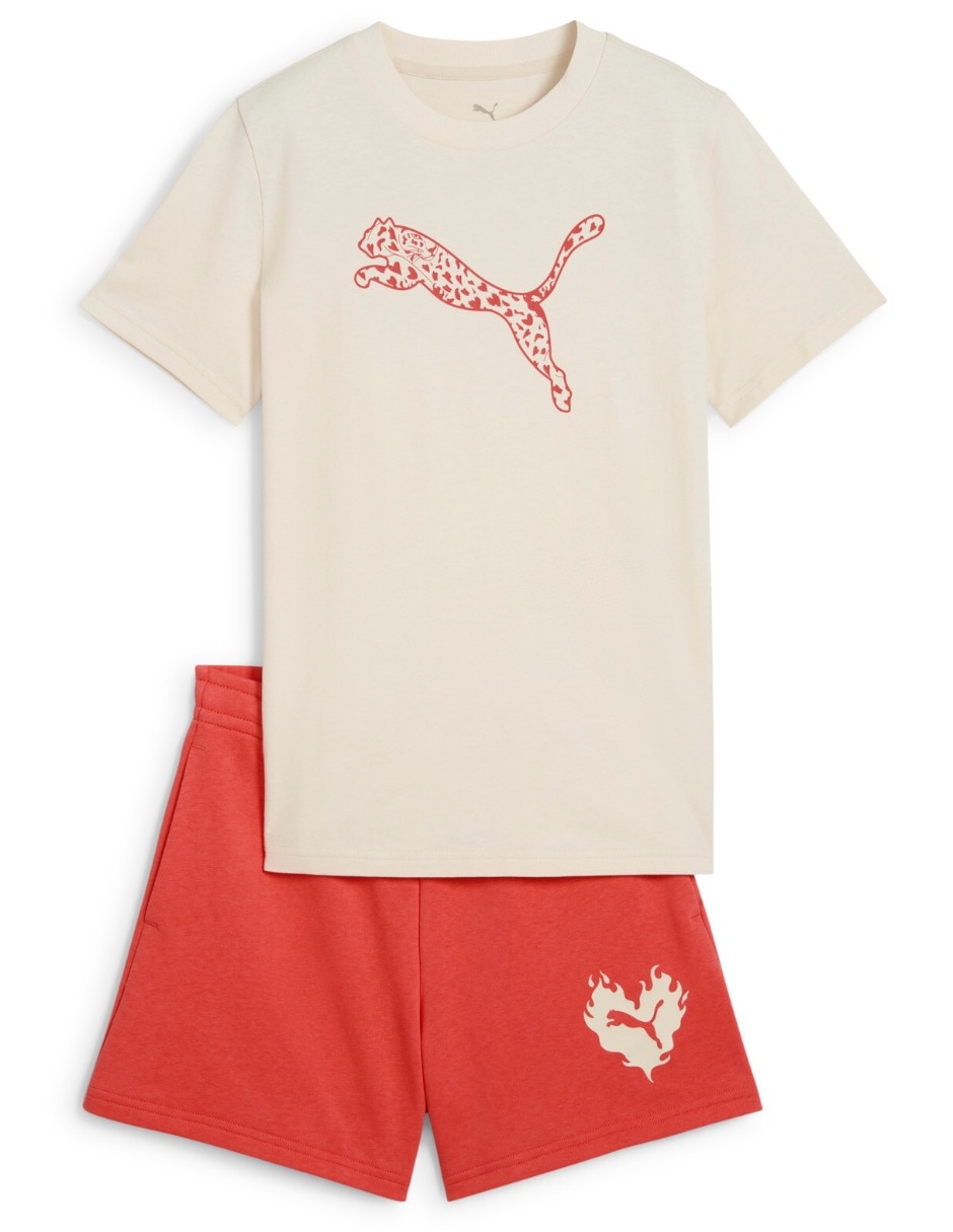 Conjunto deportivo de algodón para niña Conjunto deportivo de algodón para niña