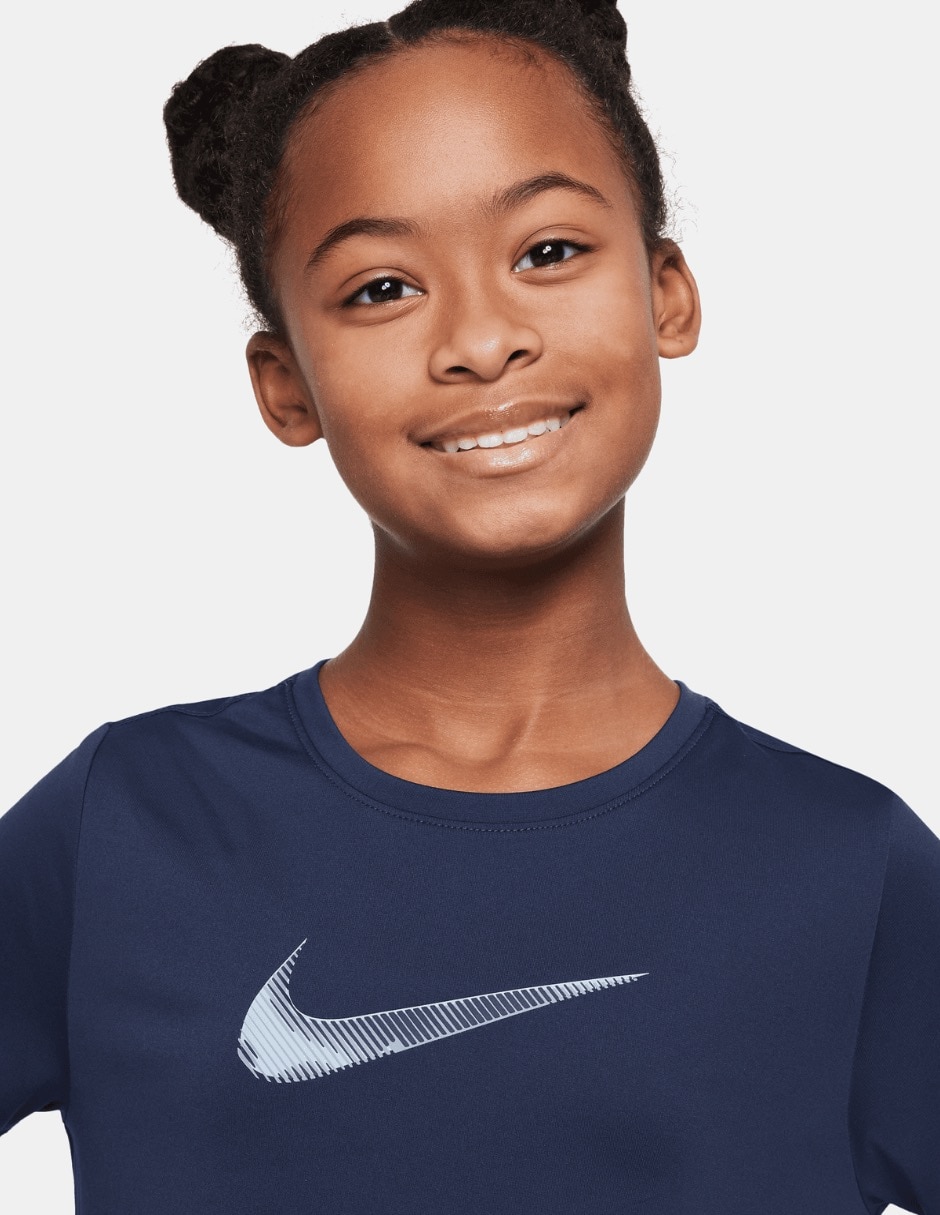 Playera deportiva para entrenamiento G NP DF ONE SS TOP SPORT VNR HQ9311 de niña 3