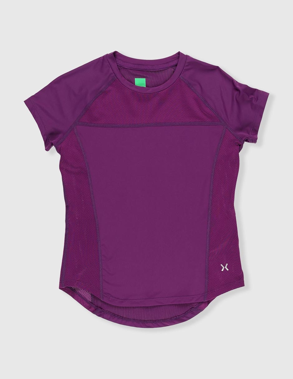 PLAYERA X10, MORADO OBSCURO NYLON E, ME