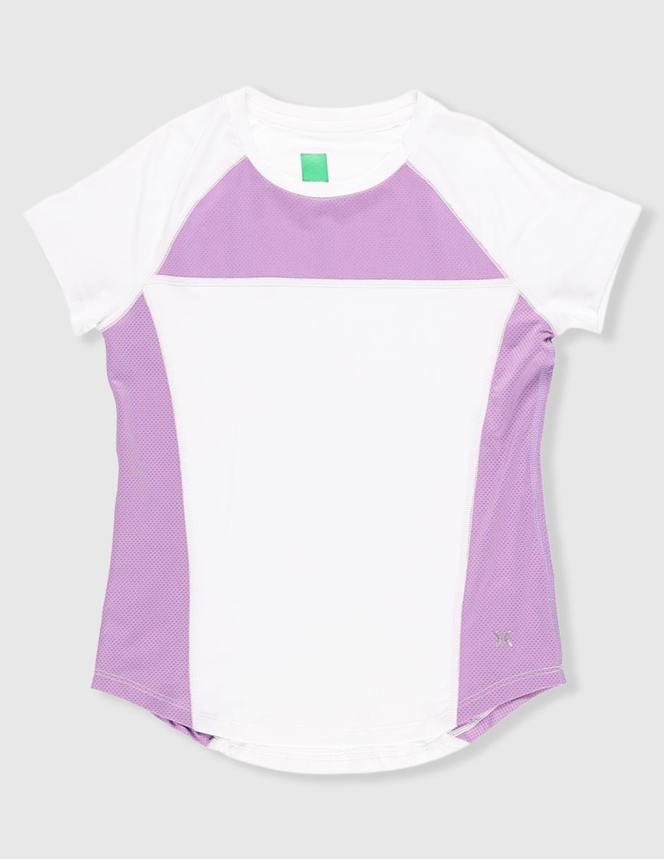 Playera deportiva para entrenamiento para niña