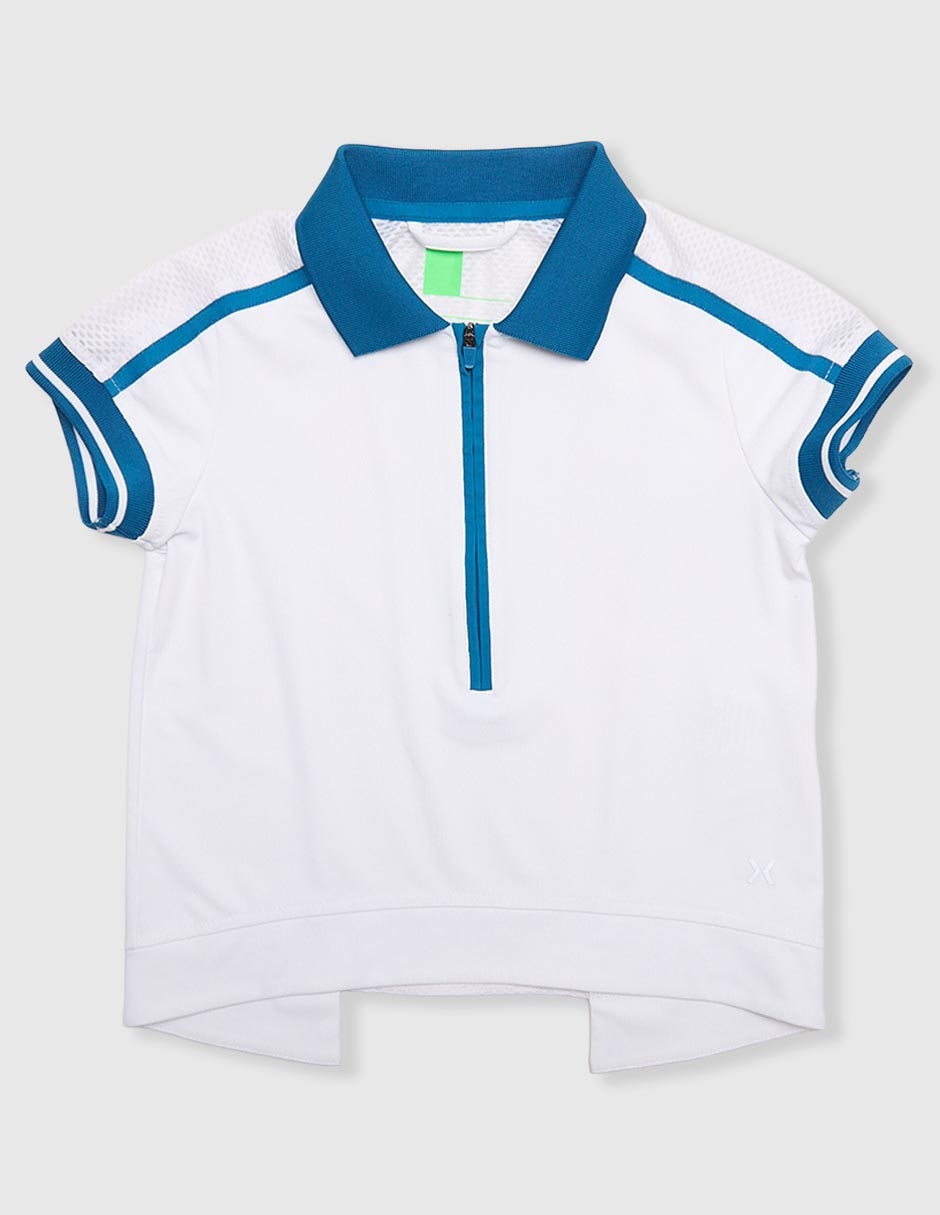 Playera tipo polo para niña Playera tipo polo para niña
