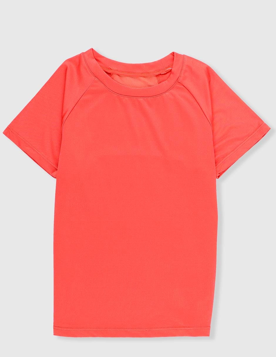 Playera deportiva para entrenamiento para niña