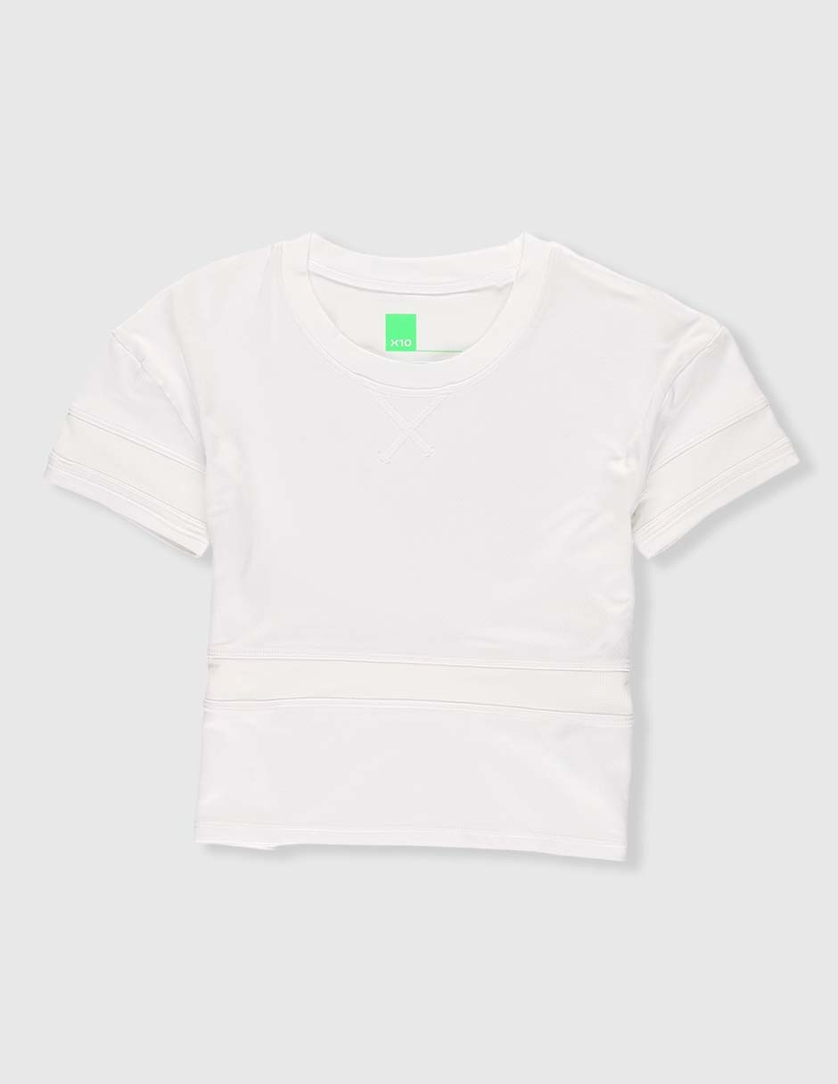 Playera deportiva para entrenamiento de niña