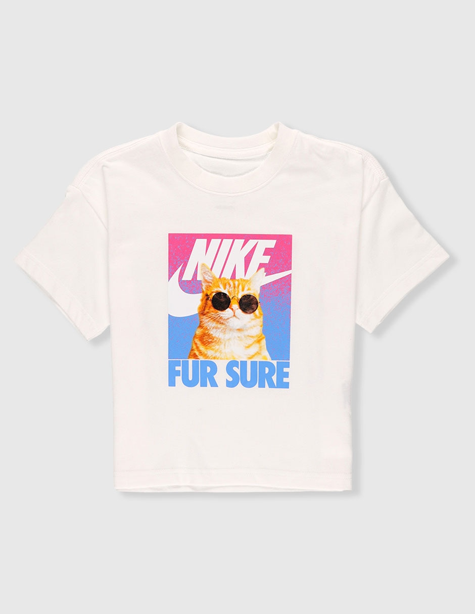 Playera deportiva casual de niña