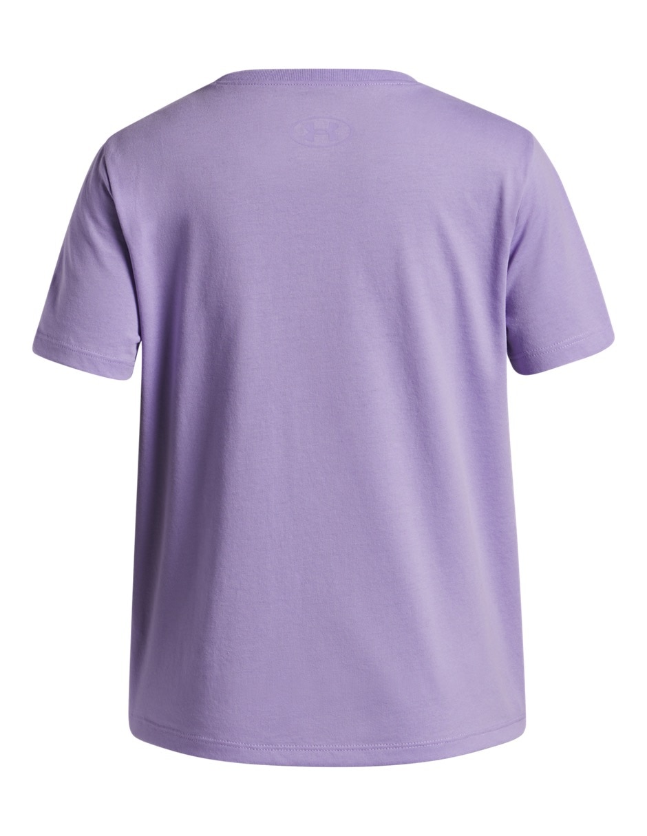Playera deportiva para entrenamiento UA G Rival Shimmer de niña 2