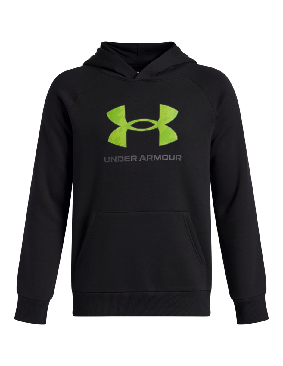 Sudadera Ua Rival Flc Bl Prtfill Hd con capucha para niña