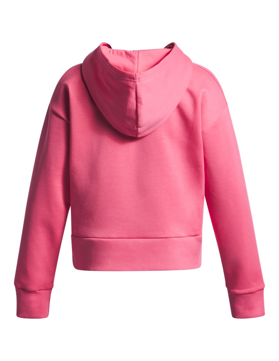 Sudadera Ua Rival Fleece Hoodie con capucha para niña 2