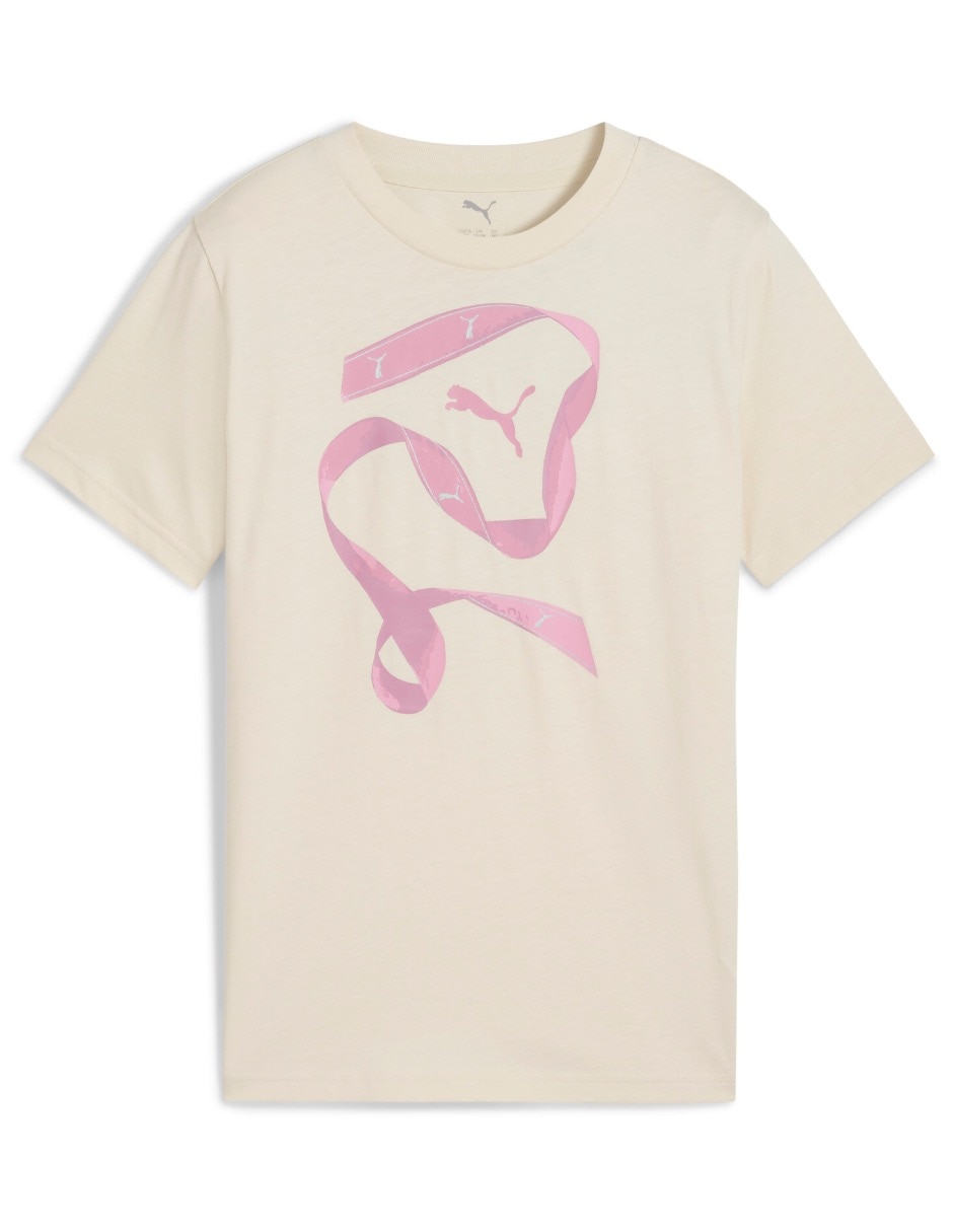 Playera deportiva para entrenamiento de niña