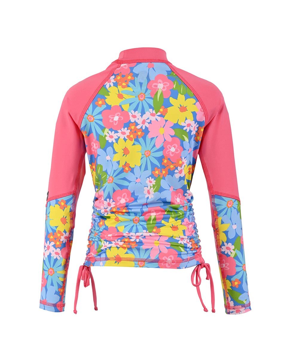 Wetshirt floral para niña 4