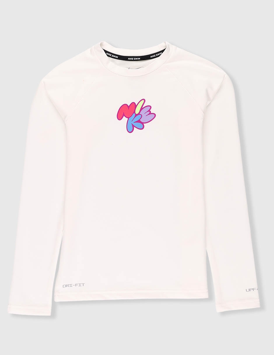 Wetshirt estampado con logo para niña