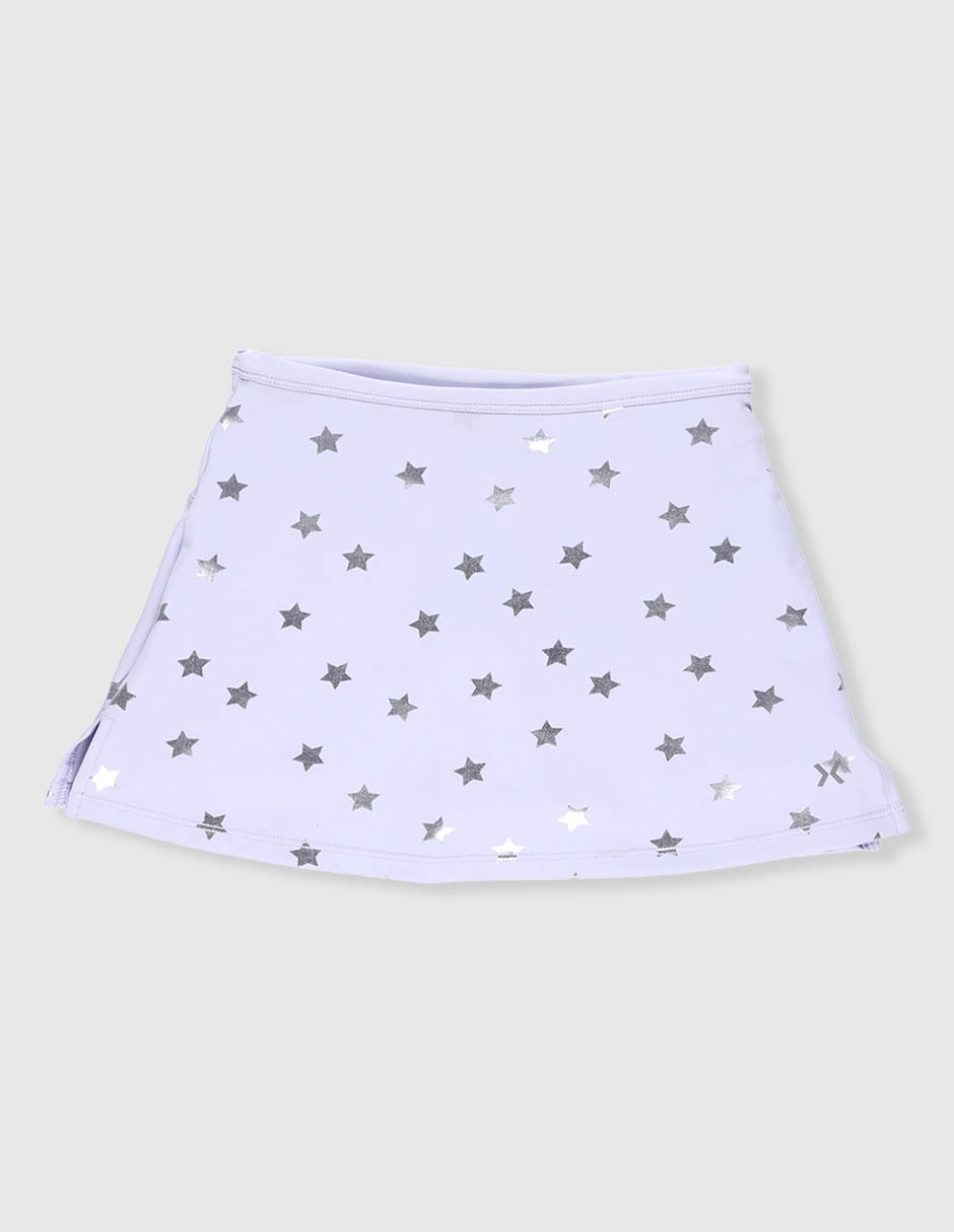 Falda short deportiva para niña