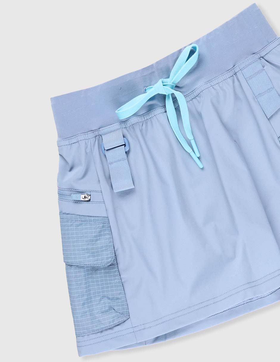 Falda short deportiva para senderismo niña 3