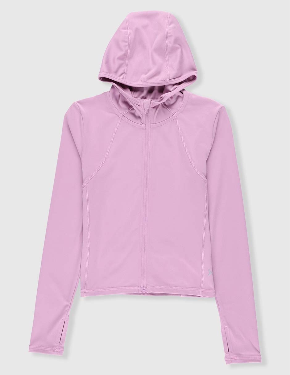 Sudadera con capucha y bolsa para niña