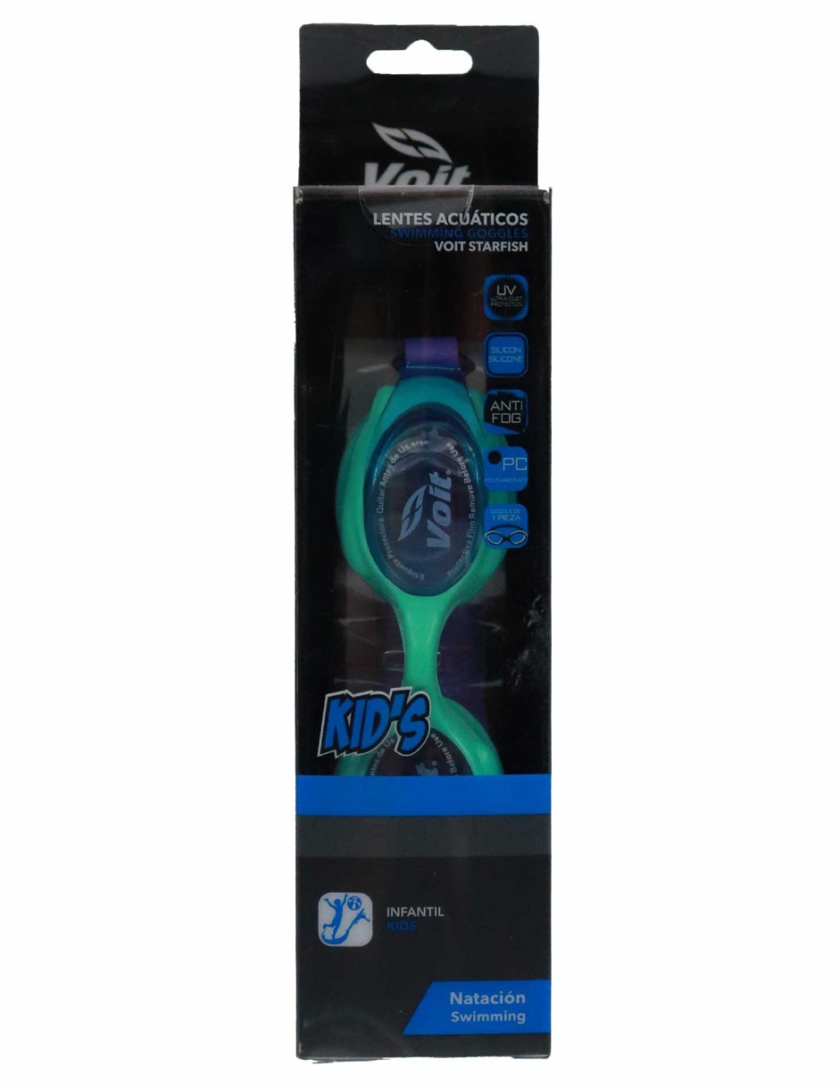 Goggles de puente intercambiable para natación de infantil niña 4