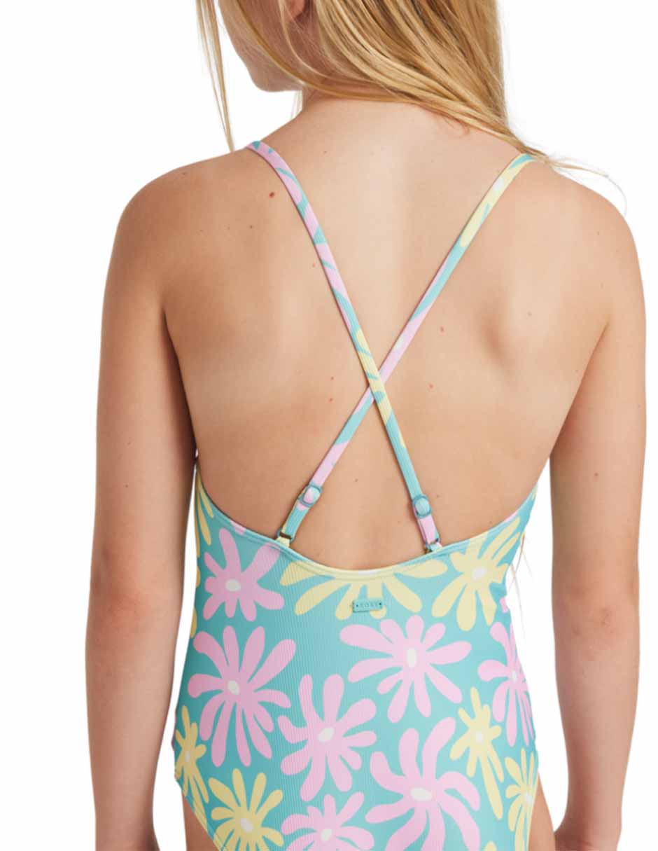 Traje de baño completo deportivo para niña 3