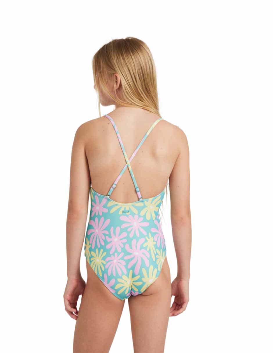 Traje de baño completo deportivo para niña 4