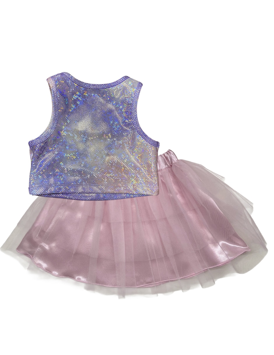 Conjunto deportivo regular con elástico para niña 5