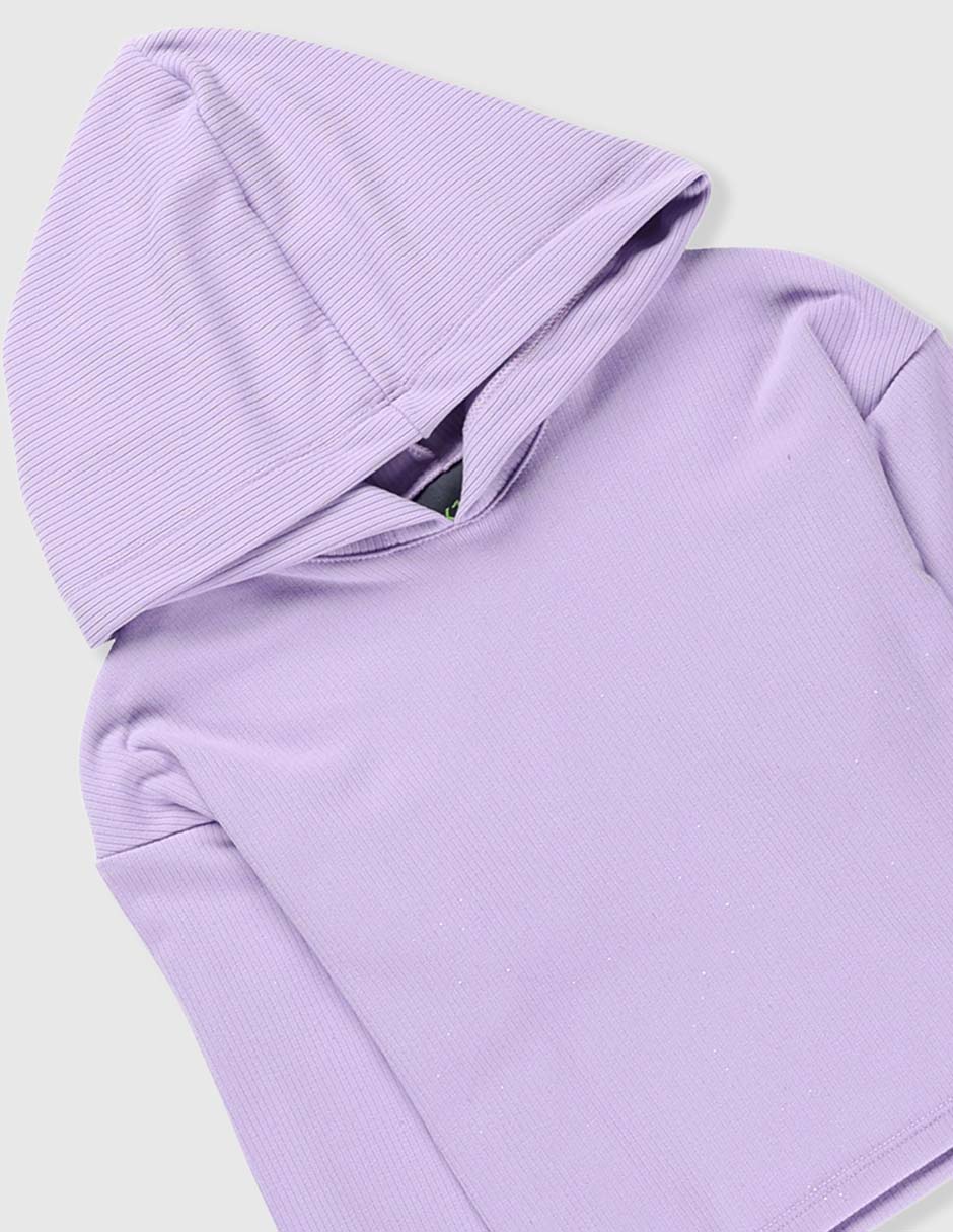 Conjunto deportivo regular con agujeta para niña 3