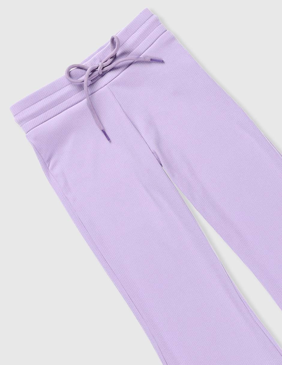 Conjunto deportivo regular con agujeta para niña 4