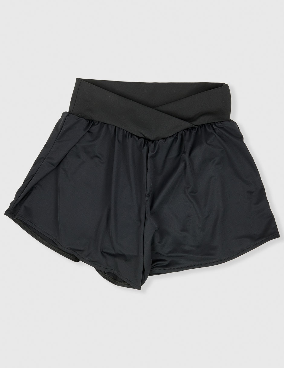 Short efecto doble prenda para entrenamiento niña 2
