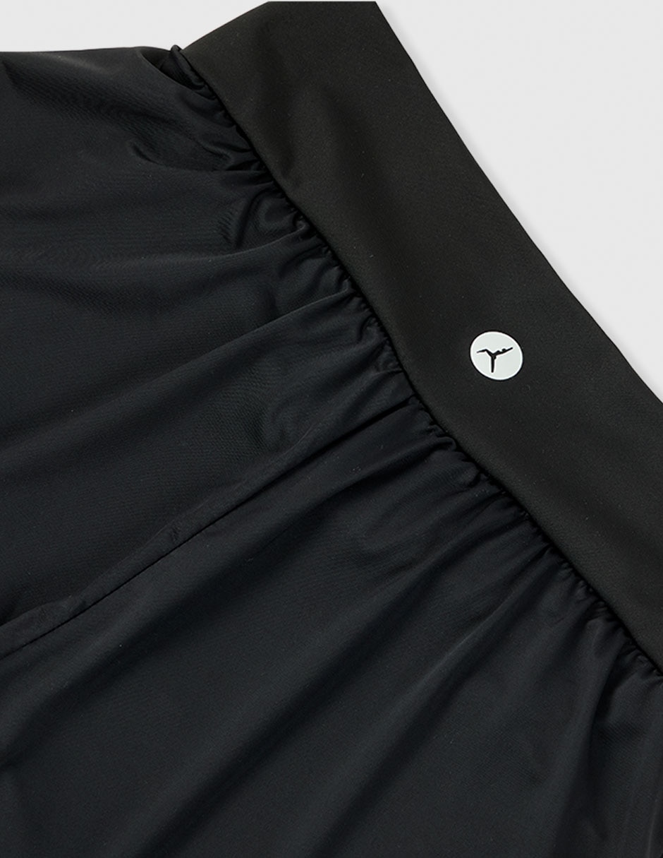 Short efecto doble prenda para entrenamiento niña 4