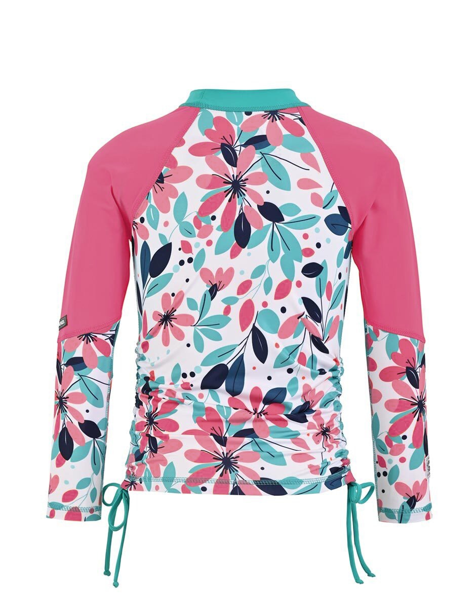 Wetshirt estampado floral para niña 2