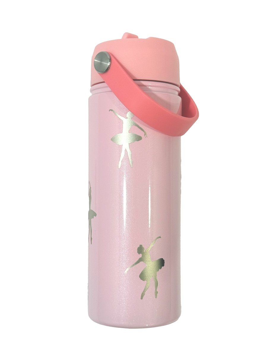 Termo de acero inoxidable con tapa rosca 500 ml 4