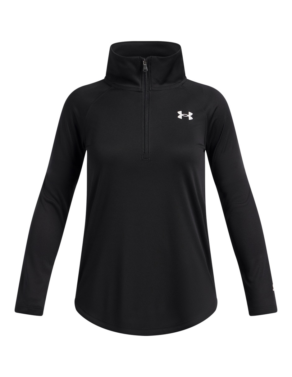 Sudadera UA Tech Wordmark HZBLK para niña
