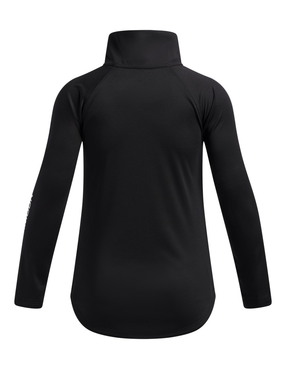 Sudadera UA Tech Wordmark HZBLK para niña 2
