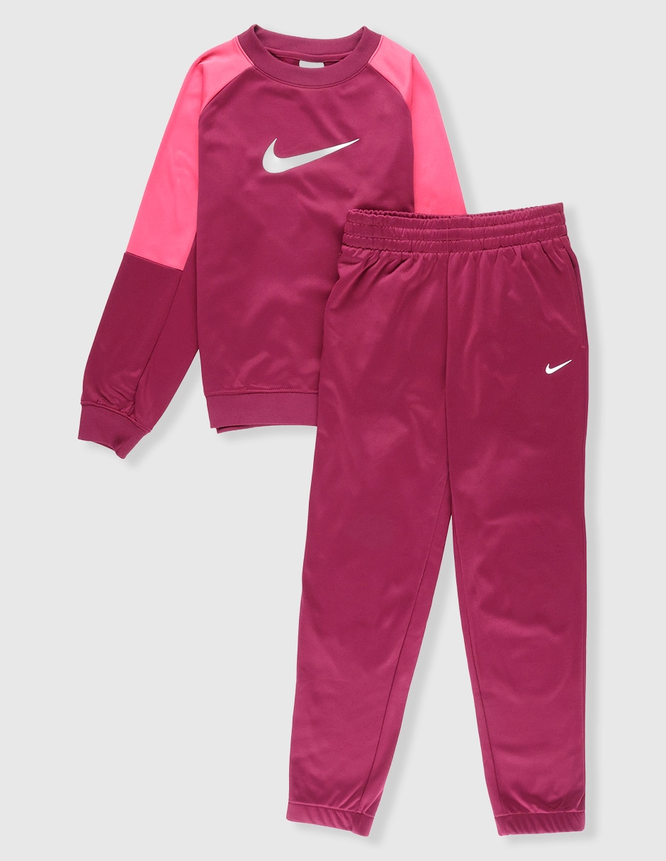 Conjunto deportivo slim con elástico para niña Conjunto deportivo slim con elástico para niña