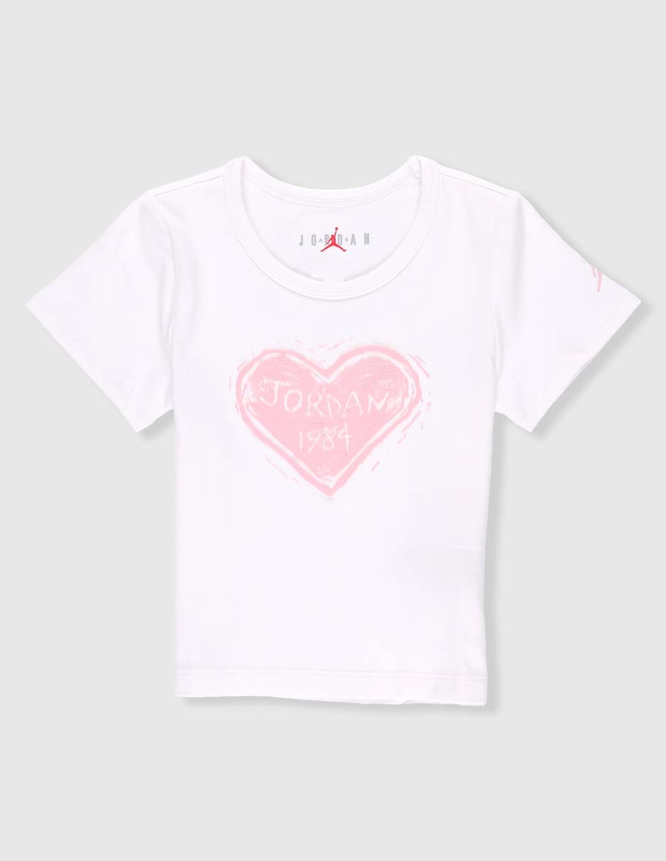 Playera deportiva para entrenamiento de niña
