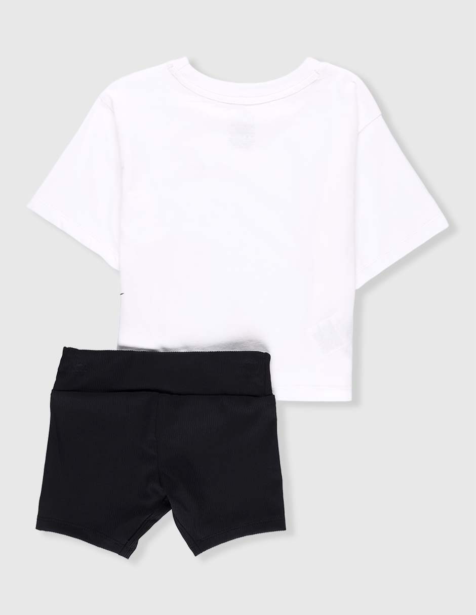 Conjunto deportivo regular con elástico para niña 2