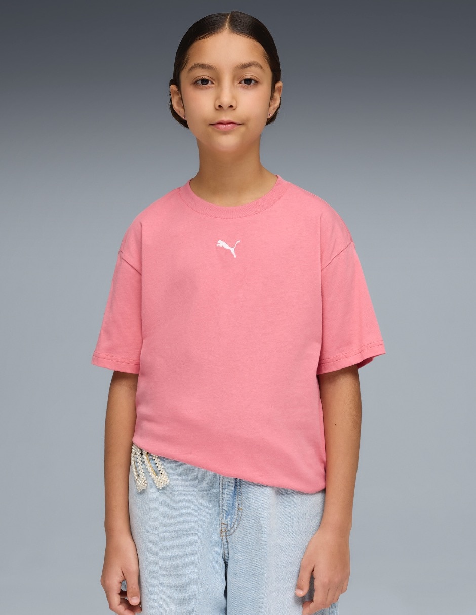 Playera deportiva para entrenamiento de niña