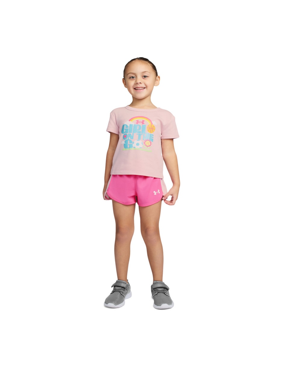 Conjunto deportivo regular con elástico para niña 6
