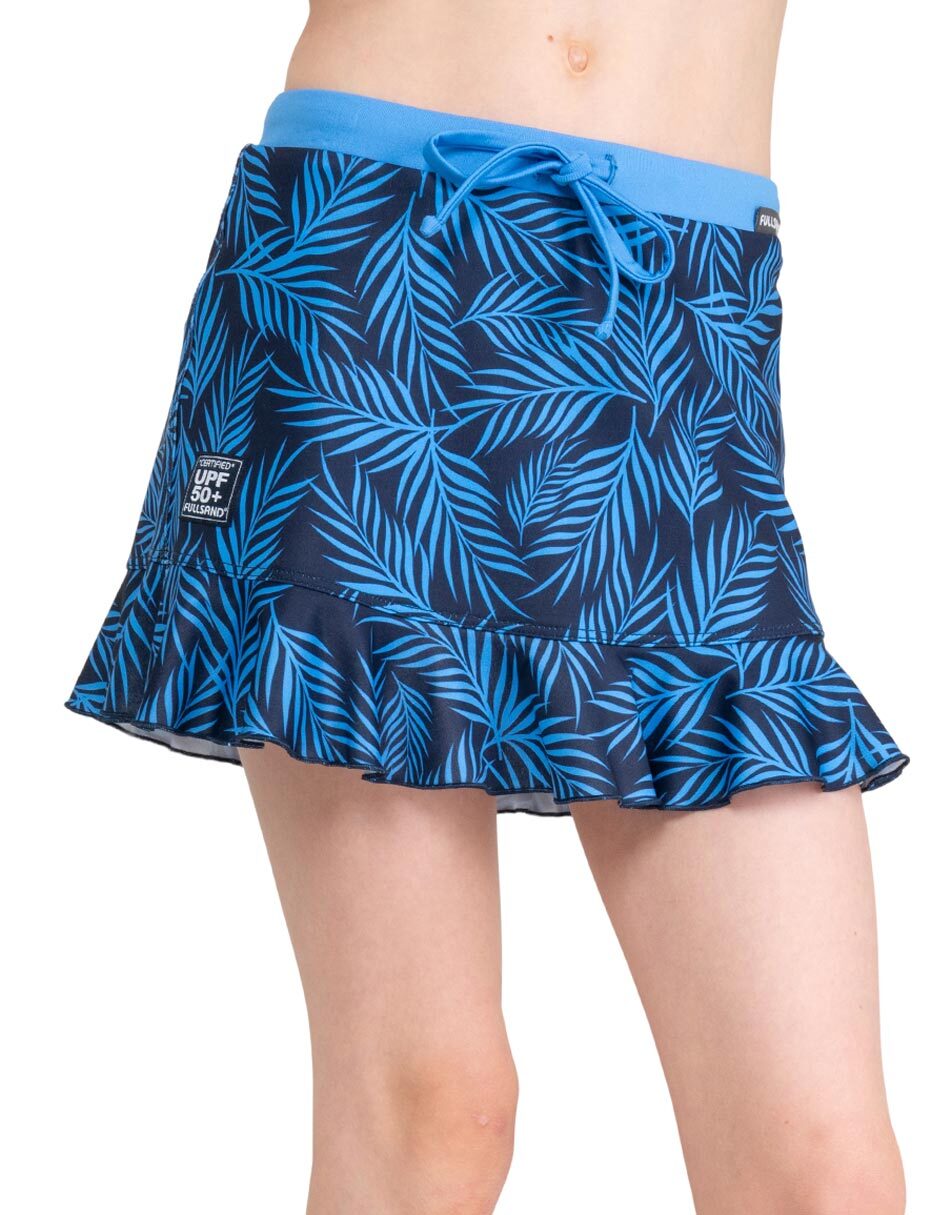 Falda short deportiva para natación niña