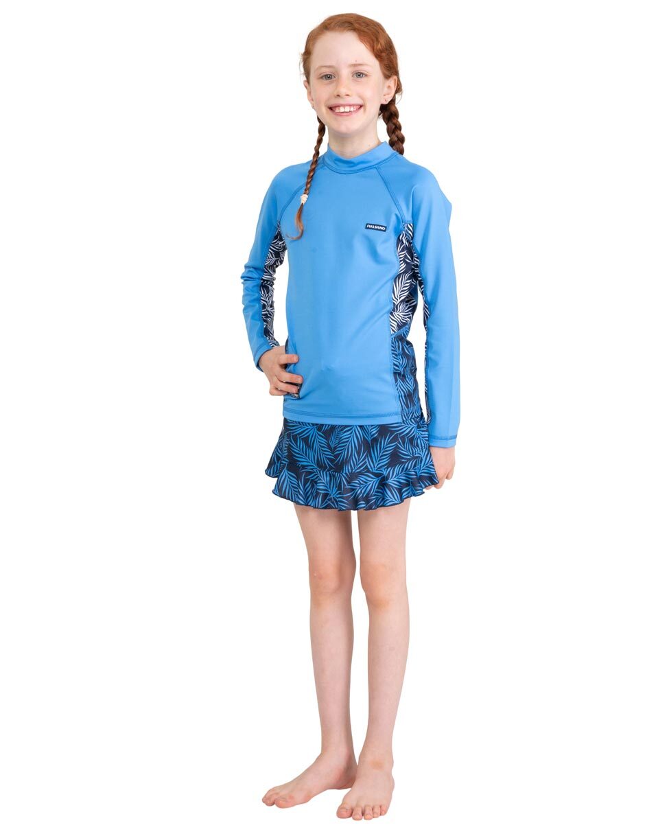 Falda short deportiva para natación niña 6