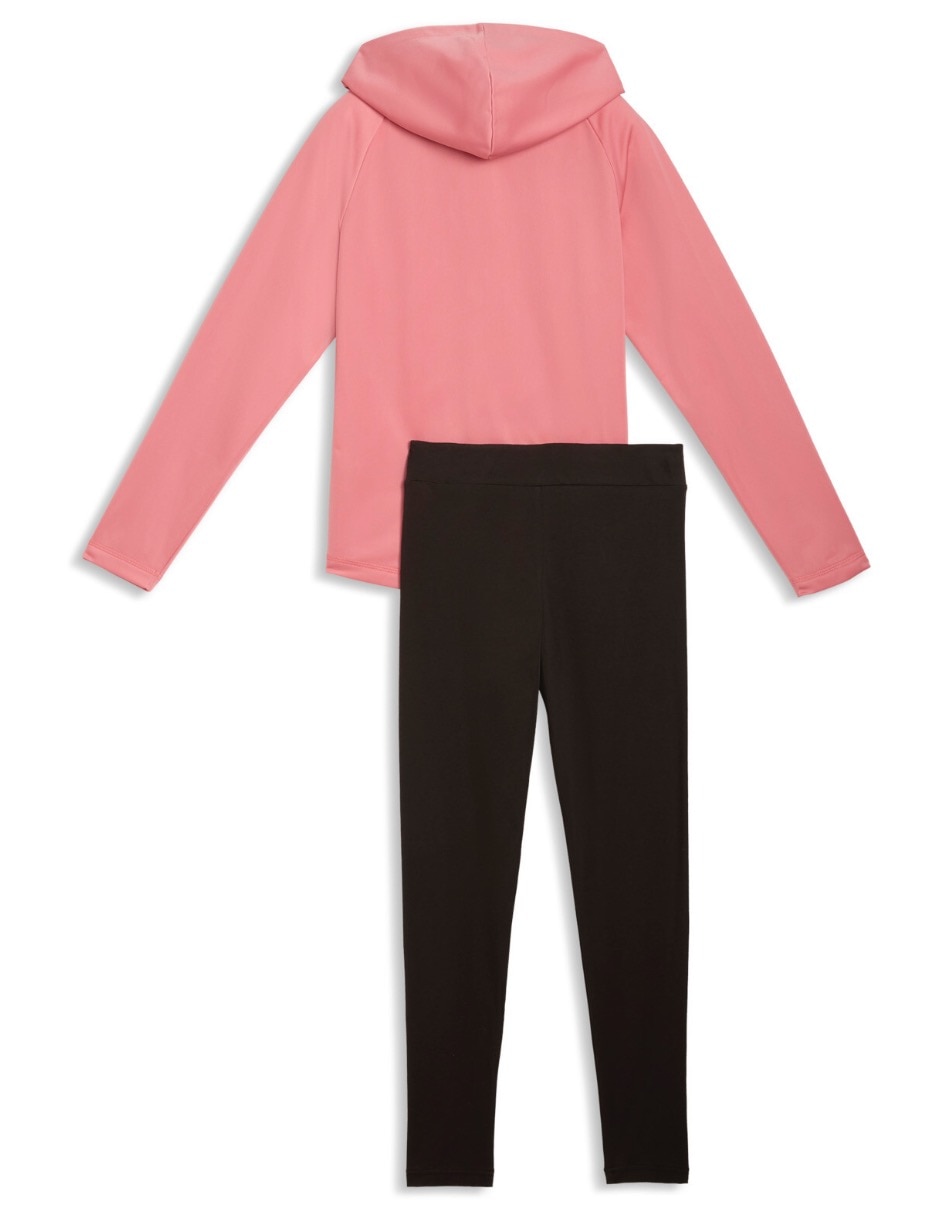 Conjunto deportivo con elástico para niña 2